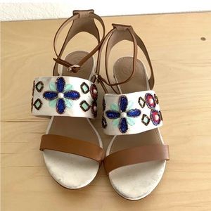 Tory Burch embellished sandals nwot